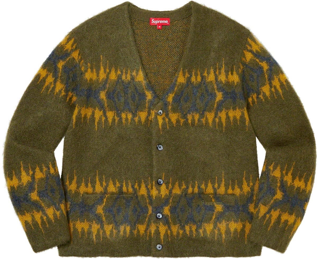 Abstract Stripe Cardigan view 7